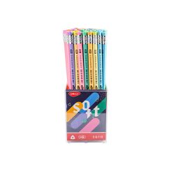 Creion negru cu radiera SOFT DACO