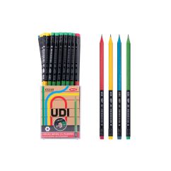 Creion negru cu radiera Udi HB DACO