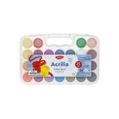 Culori acril 25 culori 20 ml Acrilia DACO