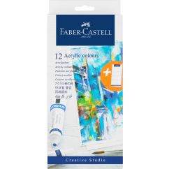 Culori acrilice 12 culori 20ml FABER-CASTELL