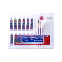 Culori tempera 12 ml setul incepatorului DACO
