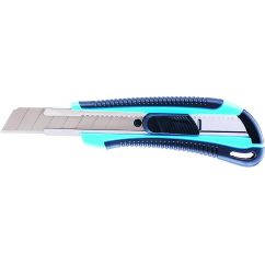 Cutter 18mm DELI, cu sina si grip