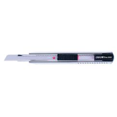 Cutter 9mm mic metalic cu sina DELI