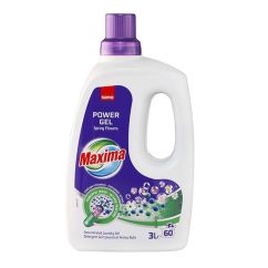 Detergent automat rufe, power gel, Spring Flowers, 60 spalari, SANO, 3l
