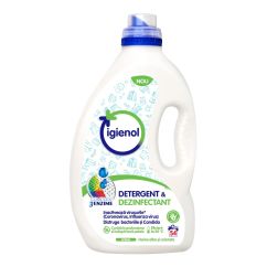 Detergent dezinfectant rufe albe si colorate, fara clor, Spring Fresh, 54 spalari, IGIENOL, 2.7l