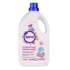 Dezinfectant rufe albe si colorate, fara clor, Fresh Cotton, IGIENOL, 1.5l