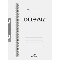 Dosar carton alb incopciat 1/1 ECADA