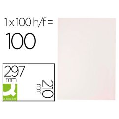 Etichete autoadezive Q-CONNECT 1/A4, 210 X 297 mm, albe; pretaiate, 100 coli/top