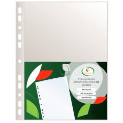 Folie protectie pentru documente A4, 90 microni, 100/set, KOOBIC - cristal