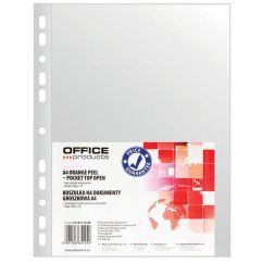 Folie protectie pentru documente A4, 30 microni, 100/set, Office Products - transparenta