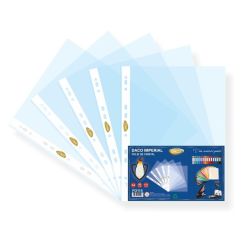 Folie protectie pentru documente A4 imperial 115 microni cristal DACO 50/set