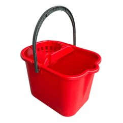 Galeata cu roti si storcator pentru mop, ALISAN, 15l - 0