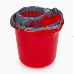 Galeta rotunda cu storcator, diverse culori, ALISAN, 10l