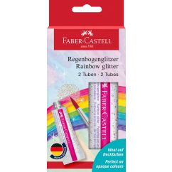 Glitter rainbow set 2x12 ml FABER-CASTELL