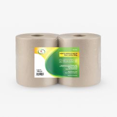 Hartie igienica maxi jumbo natur 1 strat, KOOBIC, 800gr, 6role/bax