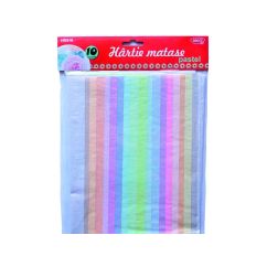 Hartie matase 10 culori pastel DACO