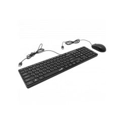Kit tastatura+mouse GENIUS SlimStar C126, cu fir, Negru