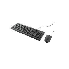 Kit tastatura+mouse TRUST Primo, cu fir, Negru
