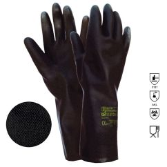 Manusi Rhino Safety antichimice Black Defender