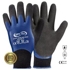 Manusi Rhino Safety de iarna Winter Aquaguard imersate in latex