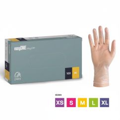 Manusi vinil transparente easyCARE, ZARYS, 100buc/cutie