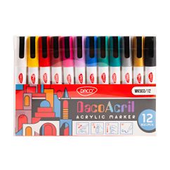 Marker acrilic set 12 DACO