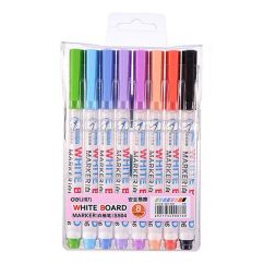 Marker whiteboard slim set 8 buc DELI