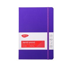 Agenda notebook A5, 80 file, mov, DACO