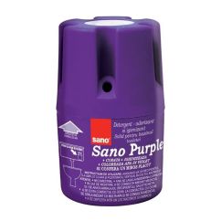 Odorizant solid pentru rezervorul toaletei, SANO Purple, 150gr