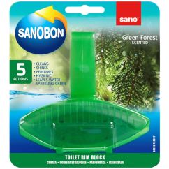 Odorizant solid pentru vasul toaletei, Forest, SANO Bon Green, 55gr
