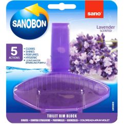 Odorizant solid pentru vasul toaletei, Lavender, SANO Bon Purple, 55gr