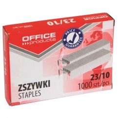 Capse zincate OFFICE Products 23/10, pentru 60 coli, 1000 buc/cut