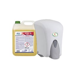 Pachet dozator + sapun dezinfectant Sutter