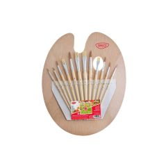 Pensule pe paleta set 12 DACO