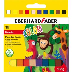 Plastilina 10 culori 185g EBERHARD FABER