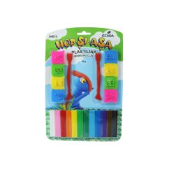 Plastilina 12x8 g + forme modelaj ECADA