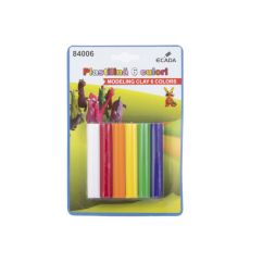 Plastilina 6x15 g ECADA