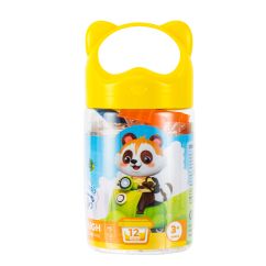 Plastilina soft airdry galetusa 12 culori 140g DELI