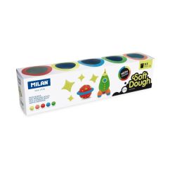 Plastilina usoara 5x142 g Neon MILAN