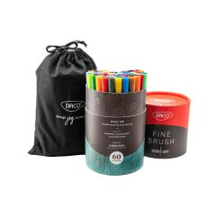 Set liner 60 culori fine brush DACO