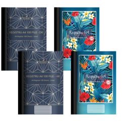 Registru A4 cartonat 100F aritmetica ECADA