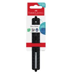 Rigla 15cm dots FABER-CASTELL