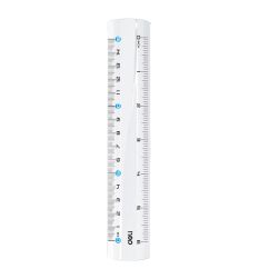 Rigla 15cm transparenta DELI