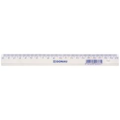 Rigla din plastic transparent, 20cm, DONAU