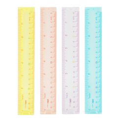 Rigla 20cm multiColora flexibila DELI