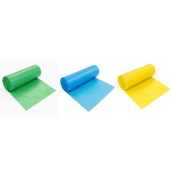 Saci menajeri colectare selectiva 60l LDPE horeca, 15buc/rola