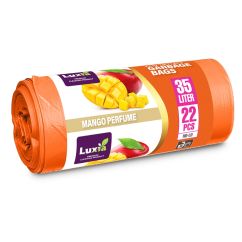 Saci menajeri Mango 35l cu urechi HDLD, LUXIA, 22buc/rola