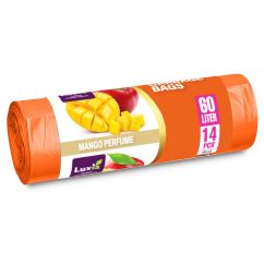 Saci menajeri Mango 60l cu urechi hdld, LUXIA, 14buc/rola