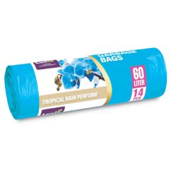 Saci menajeri Tropical Rain 60l cu urechi hdld, LUXIA, 14buc/rola