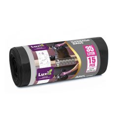 Saci menajeri ultrarezistenti 35l LDPE, SWEET HOME, 15buc/rola - 1